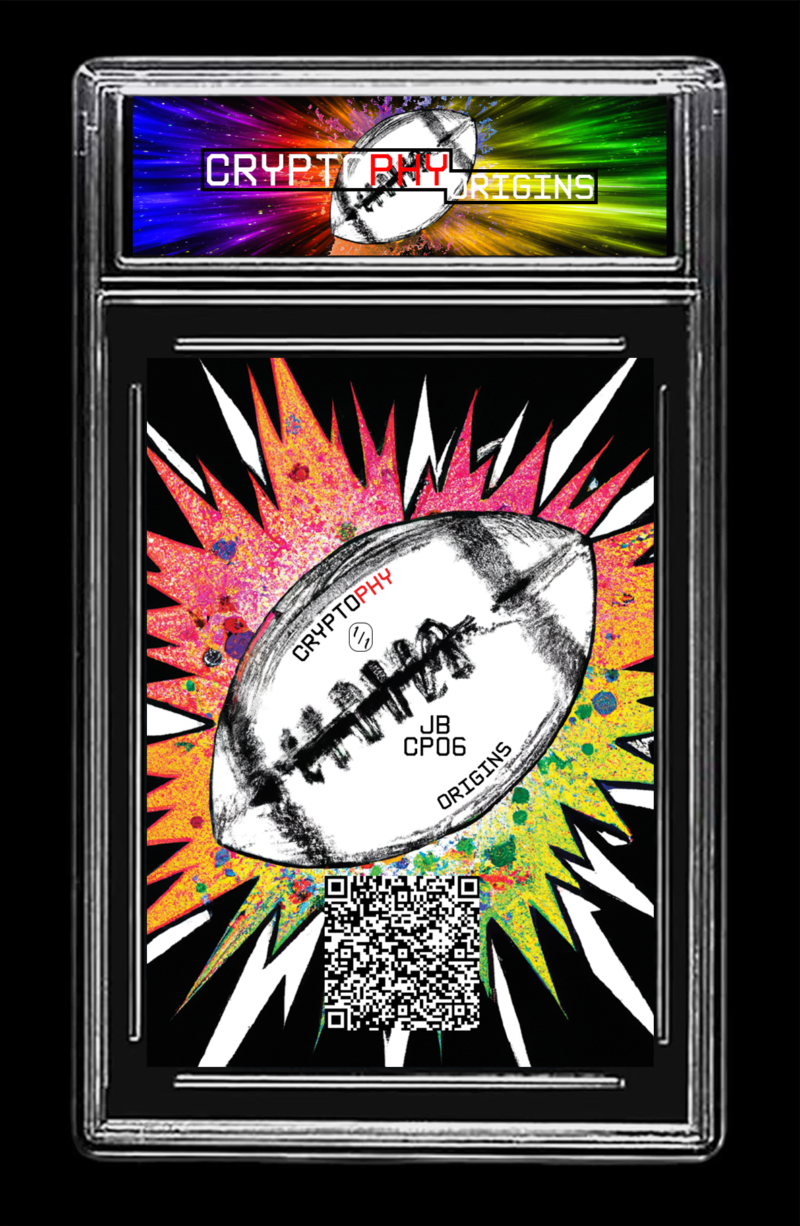 Joe Burrow CRYPTOPHY ORIGINS 1/1 - Image 2