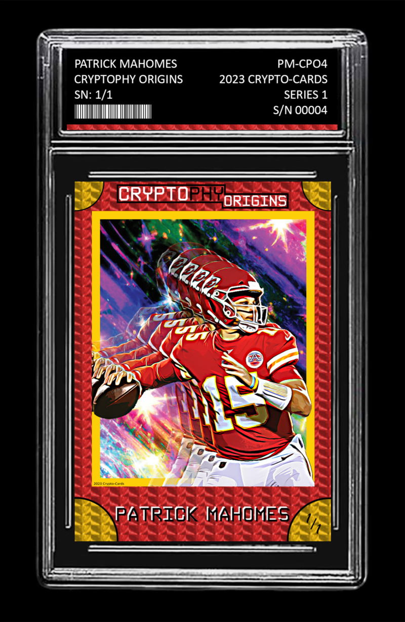 Patrick Mahomes CRYPTOPHY ORIGINS 1/1