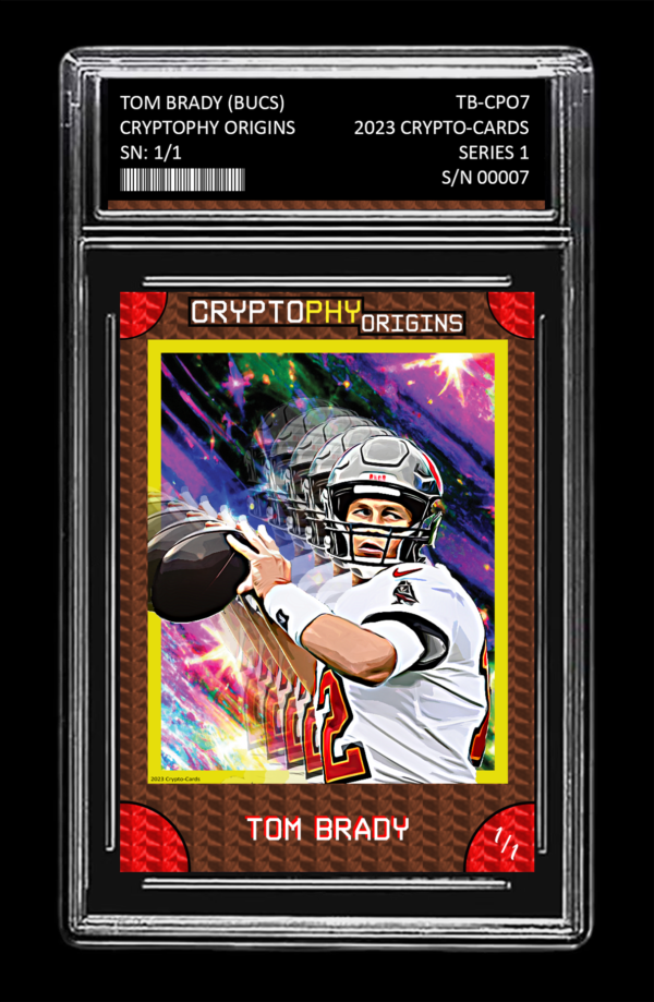 Tom Brady (Bucs) CRYPTOPHY ORIGINS 1/1