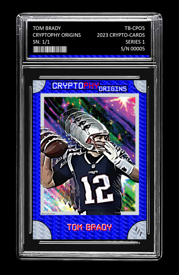 Tom Brady (Patriots) CRYPTOPHY ORIGINS 1/1